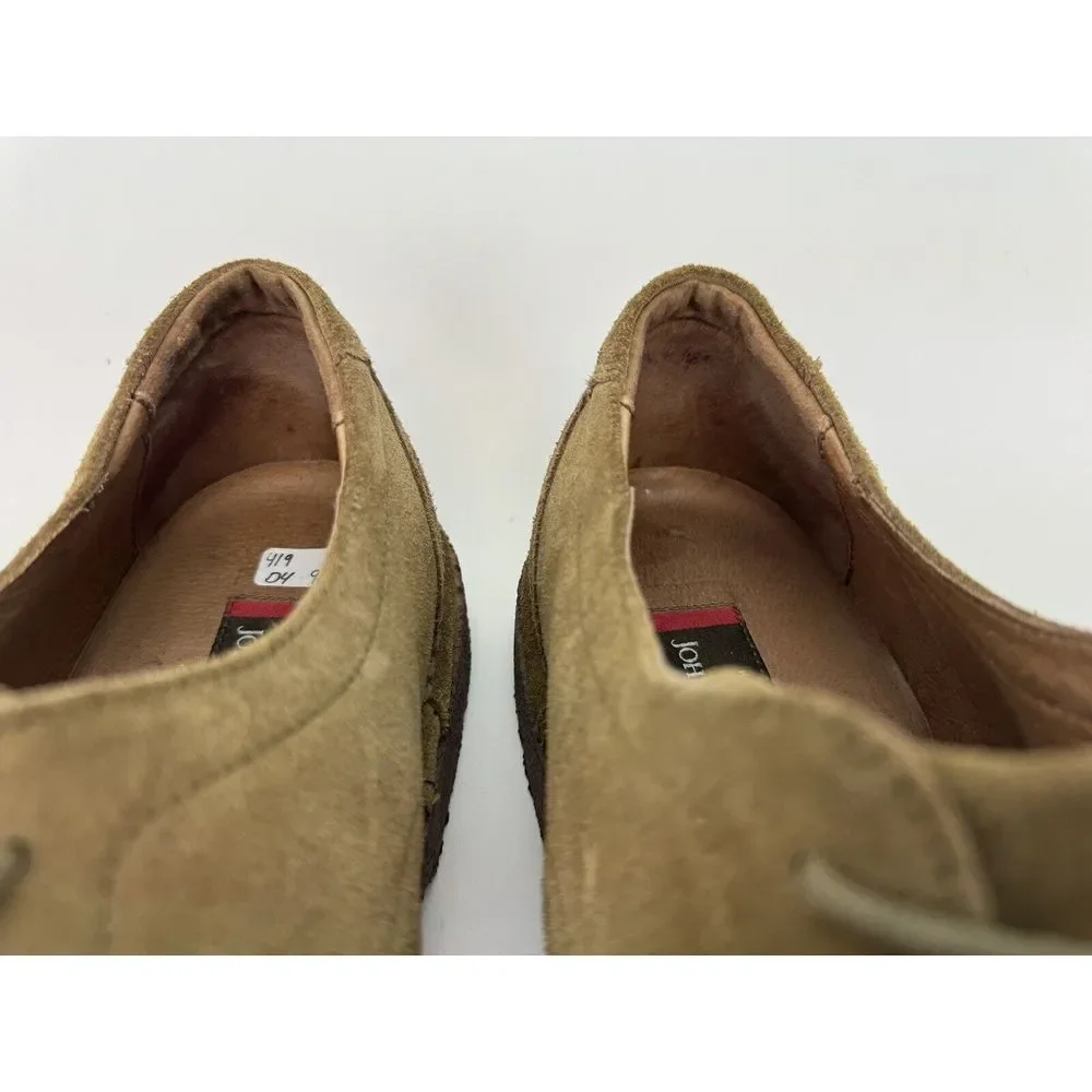 Johnston & Murphy Boot Men's Sz 11 Suede Chukka Desert Crepe Sole Lace‎ Up Tan
